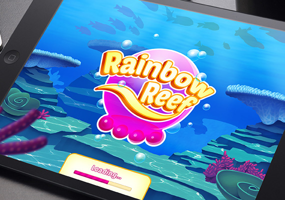 Rainbow Reef is a multi-layered match 3 game prototype where you get to swap the colors of the jellyfish to help you make matches.
